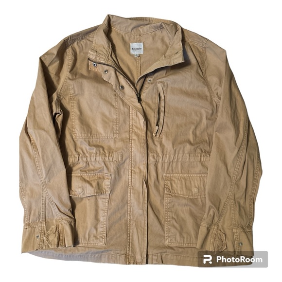 Kensie Jackets & Blazers - Kensie Women’s Large Khaki Field Jacket